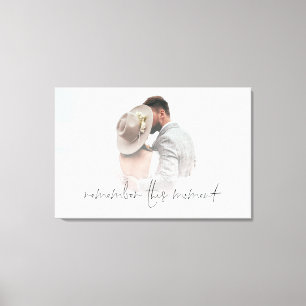 Romantisch - Diesen Moment merken - Foto für Frisc Leinwanddruck