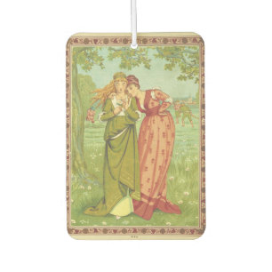 Romantisch Elegant Vintage Valentinstag, viktorian Autolufterfrischer