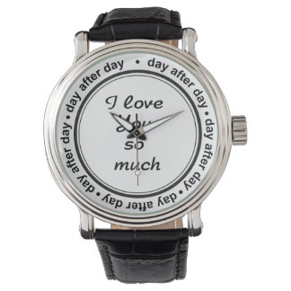 Romantisch für ihn, sie, ich Liebe dich Armbanduhr