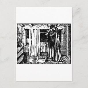 romantisch postkarte