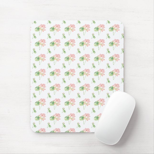 Romantische С Lotus-Blume Mousepad (Mit Mouse)