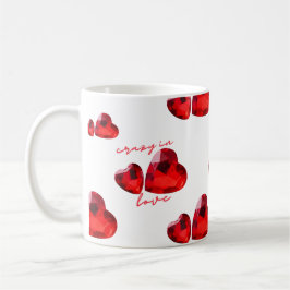 Romantische 3D-Herz-Liebe Tasse