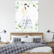 Romantische Aquarell-Hochzeit
