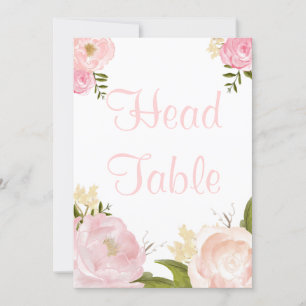 Romantische Aquarell-Rosa Pfingstrosen Hochzeitsti Einladung