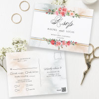 Romantische Aquarell Rosen & Kalligrafie UAWG