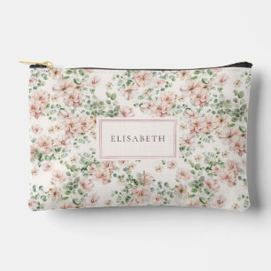 Romantische Aquarellblüte Zubehörtasche
