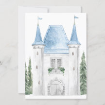 Romantische Aquarellburg Hochzeit