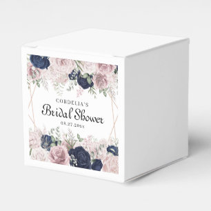 Romantische Aquarellfarbe Rosen Weißes Brautparty Geschenkschachtel
