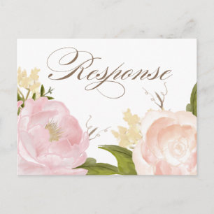 Romantische Aquarellfarben Blume UAWG Postkarte