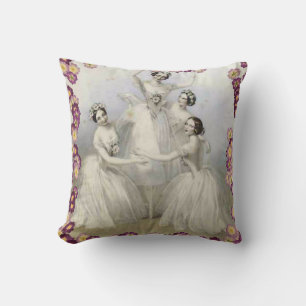 ROMANTISCHE BALLERINA WURF KISSEN - SCHLAFZIMMER D
