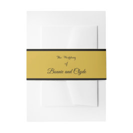 Romantische Bauchband-Wrap für Hochzeitseinladunge Einladungsbanderole