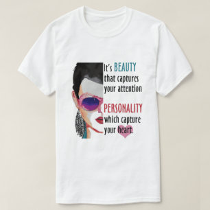Romantische Beauty Sprichwort Grußkarte Erfolg T-Shirt
