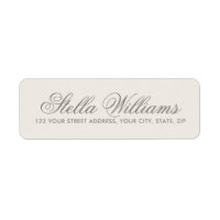 Romantische beige hellbraune Kalligraphieschrift