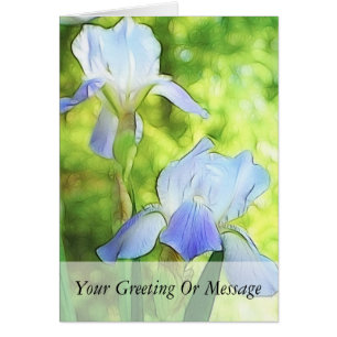 Romantische blaue Iris