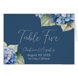 Romantische Blue Watercolor Hydrangea-Blume auf de