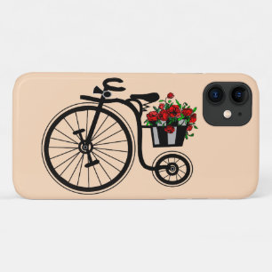Romantische Blume Bike iPhone Case Geschenk