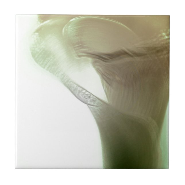 Romantische Blume Fliese (Vorderseite)