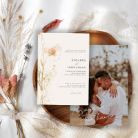 Romantische Blume Hochzeit mit Gold und Blush