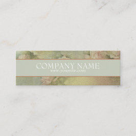 Romantische Blume - Preis für Werbeartikel Mini Visitenkarte