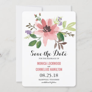 Romantische Blume   SAVE THE DATE