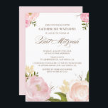 Romantische Blume Wasserfarben Bat Mitzvah Einladu Einladung<br><div class="desc">Individuell anpassbare Bat Mitzvah Einladung mit handgezeichneten Aquarellbildern von rosafarbenen Erbsen. Ähnliche Artikel und passende Artikel sind in meinem Shop erhältlich.</div>