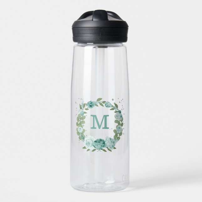 romantische Blumen Trinkflasche (Vorne)