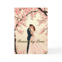 Romantische Blumenkirsche Blossom Einladung