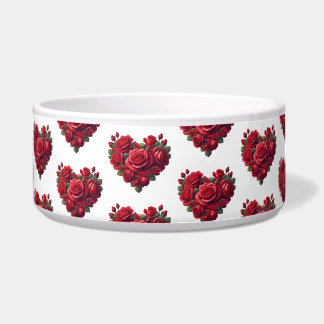 Romantische Blumenkunst Napf