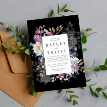 Romantische blumenmoody Dark Blume Hochzeit