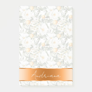 Romantische Blumenorangen Sizilienisch Italienisch Post-it Klebezettel