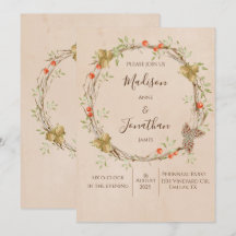 Romantische Blumenschrift Wreath Greenerity Weddin