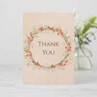 Romantische Blumenschrift Wreath Simple Wedding