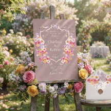 Romantische Blüten um die Crest Botanical Hochzeit