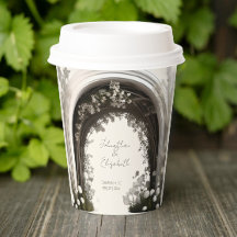 Romantische Boho Botanische Botanische Arch-Hochze