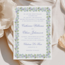 Romantische Cottage-Blumenrahmen-Hochzeit