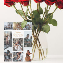 Romantische Custom Anniversary Foto Collage Modern