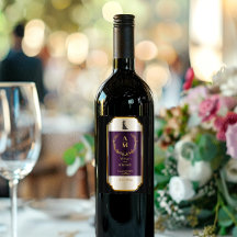 Romantische Elegante Hochzeitsreise Empfang Wein