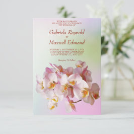 Romantische Elegante Rose Einladung