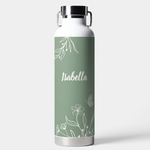 Romantische, elegante Salbeiblüte Trinkflasche