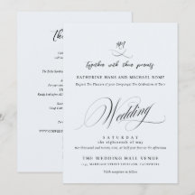 Romantische elegante Schrift Kalligrafie Hochzeit