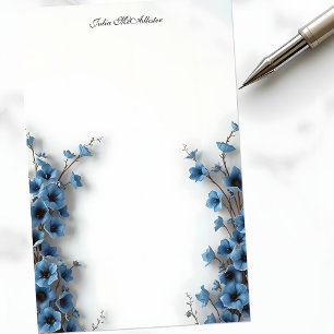 Romantische Elegante Serene Blüten Briefpapier