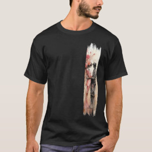 Romantische Embrace Pinselstrich T-Shirt