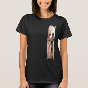 Romantische Embrace Pinselstrich T-Shirt