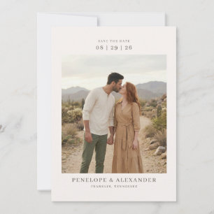 Romantische Erdige Minimalistische Fotografie Save The Date