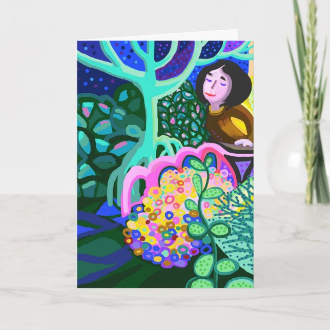 Romantische Erklärung der Liebe Karte (Vorderseite)