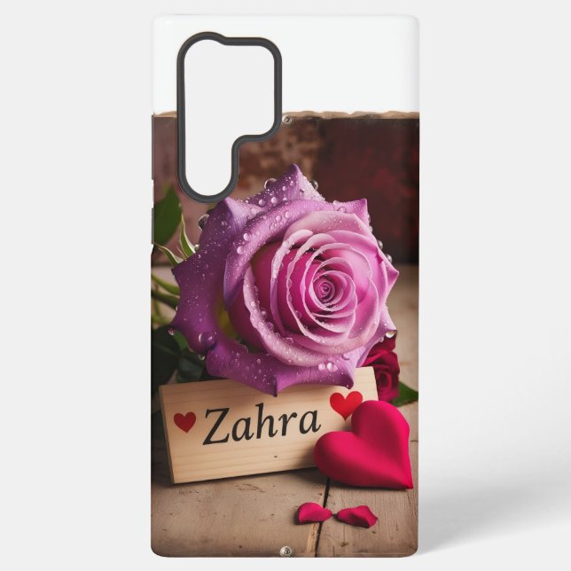 "Romantische Essenz: Die Blume der Liebe" Samsung Galaxy Hülle (Rückseite)