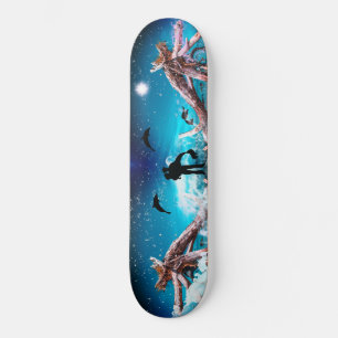 Romantische Fantasie Mythische Meerjungfrau Seefah Skateboard
