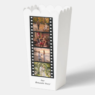 Romantische Filmstreifen-Hochzeit Popcorn-Geschenk Geschenkschachtel