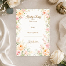 Romantische florale Hochzeit
