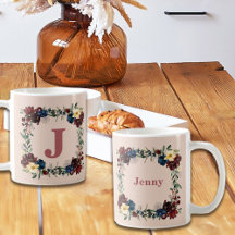 Romantische Florals Custom Monogram